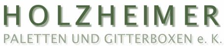 holzheimer paletten und gitterboxen logo